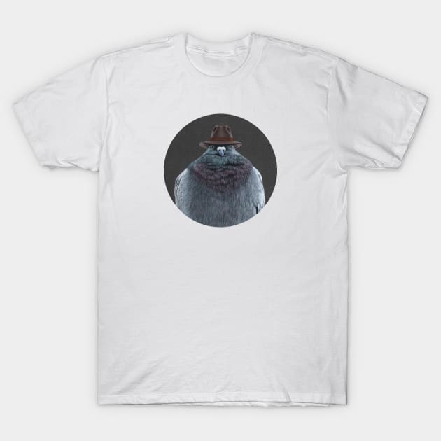 Don Pigeon T-Shirt by Mikhail Vedernikov